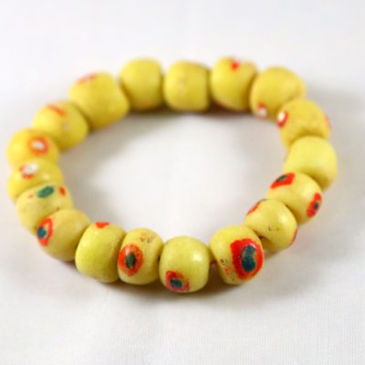 Pulsera Krobo Amarilla