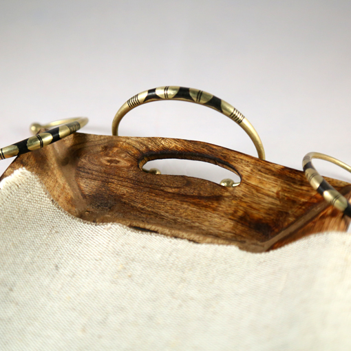 Pulsera bronce y ébano