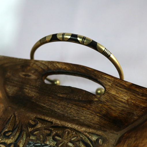 Pulsera bronce y ébano