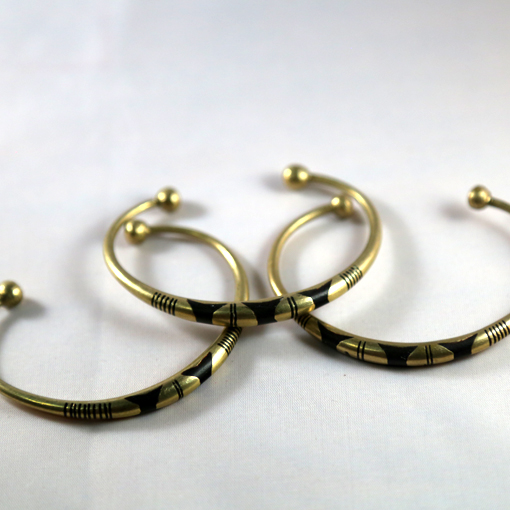 Pulsera bronce y ébano