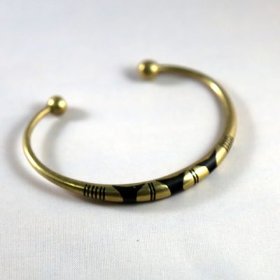 Pulsera bronce y ébano