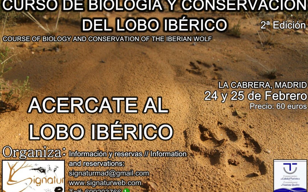 Curso de Biología y Conservación de LOBO IBÉRICO – 24 y 25 de febrero