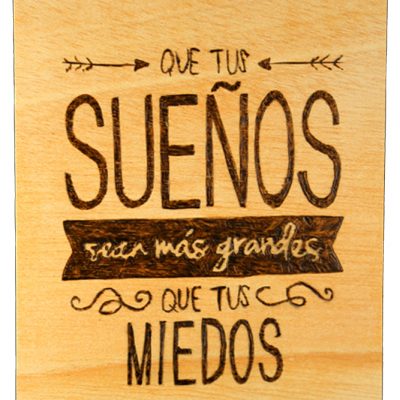 Tabla con mensaje